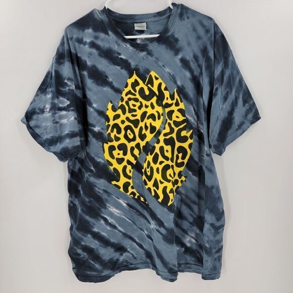 Hop valley Stash exotic hazy ale tie dye cheetah print tshort xl - Picture 1 of 3